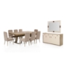 Picture of ABDITUS DINING TABLE SET 8 CHAIRS + BUFFET & MIRROR